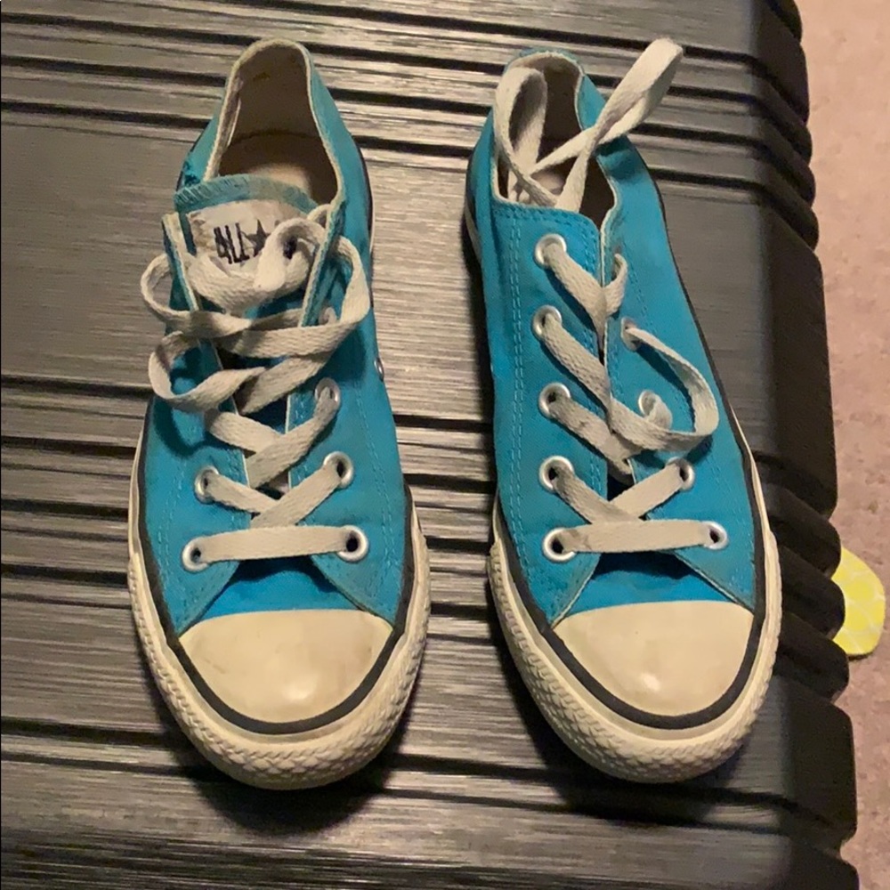 Blue Converse All-Stars